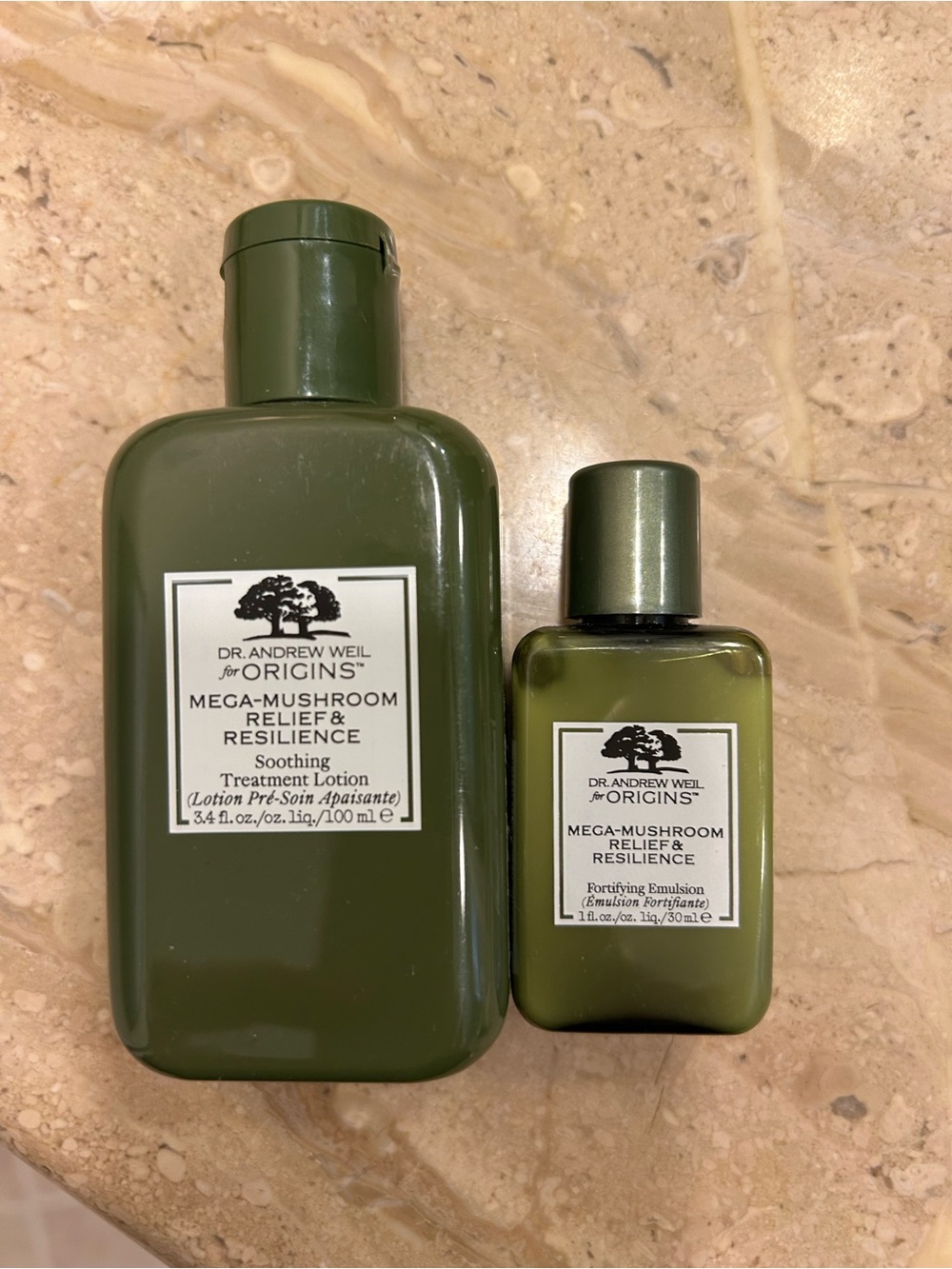 Origins Mega-Mushroom Relief & Resilience Lotion Duo - Olive Green